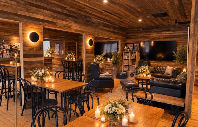 Inside The Farmhouse, home of Taproom on Tench, at The Orchard Penrith
